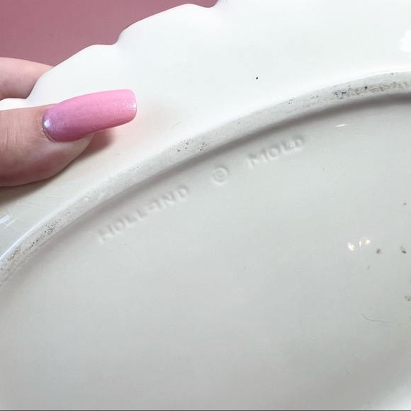 Vintage antique retro pastel bird tray platter dish - Picture 6 of 6